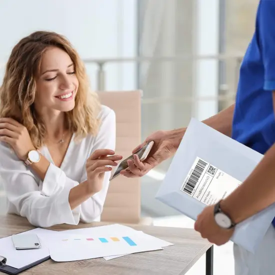 Poly Mailers 12x15.5 Inch White 100 Pack Medium Shipping Bags {5}