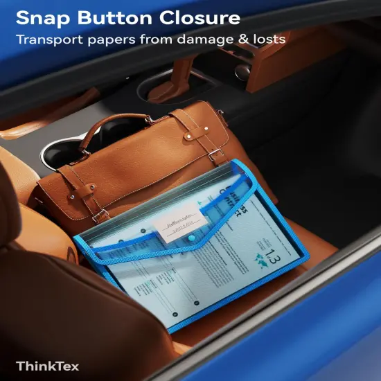 Plastic Expanding File Folder Envelope {3}