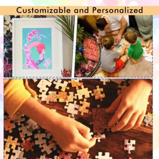 Rectangular Sublimation Puzzle Blank 10 Sets Hardboard 11 3/4&rdquo; X 16 1/2&rdquo; 315 Pcs A3 {3}