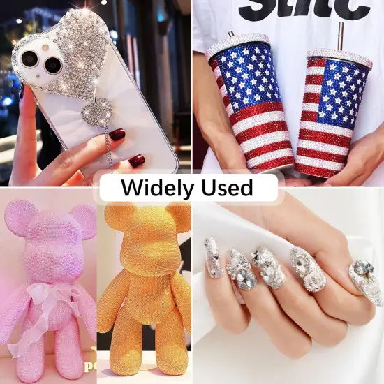 48000Pcs 3mm Flatback Rhinestones Gems - 48 Color {3}