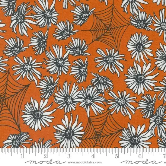 Noir Pumpkin Orange 44"/45" Fabric Per Yard {1}