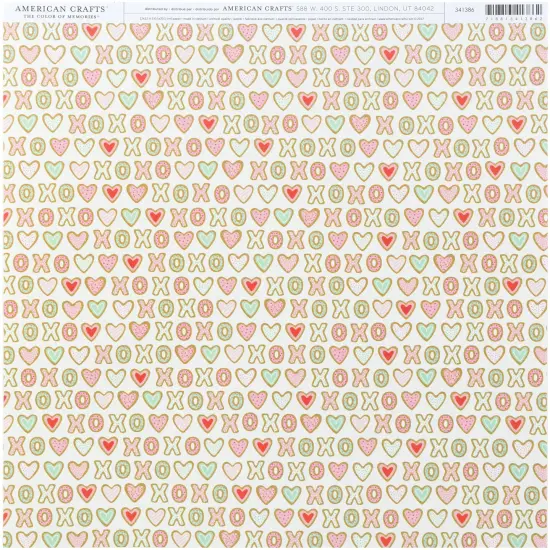 American Crafts Holiday/Event Single-Sided Cardstock 12"X12"-Freshly Baked {1}