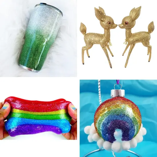 Holographic Fine Glitter, 100g/3.5oz Extra Fine Glitters Powder Packs for Resin {5}