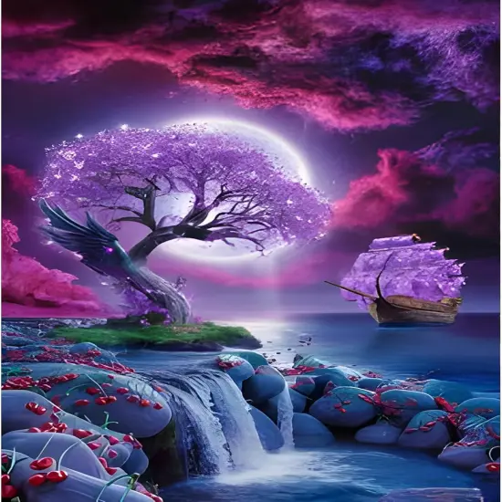 DIY 5D Tree of Life Diamond Art Kits {1}