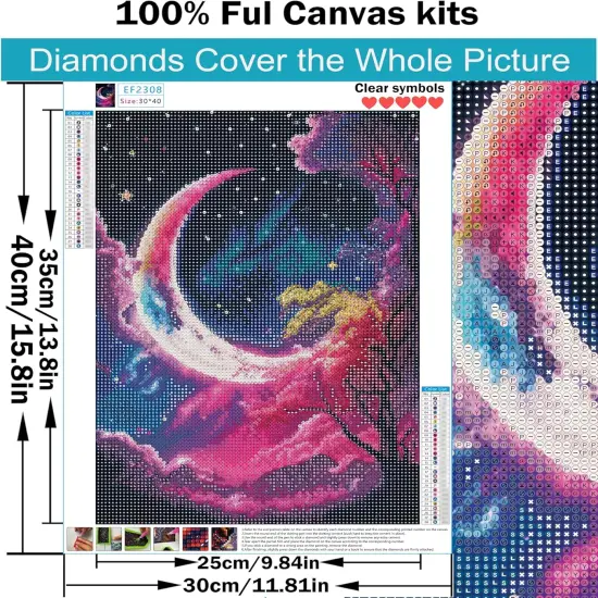 Moon Tree Diamond Painting Kits {3}