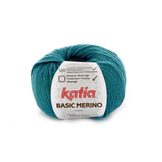 Katia Basic Merino Superwash Yarn Bottle green {1}