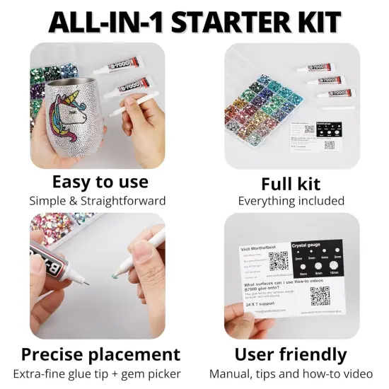 30000Pcs 3mm Flatback Jelly Rhinestones &ndash; Multicolor Gems with B7000 Glue {5}