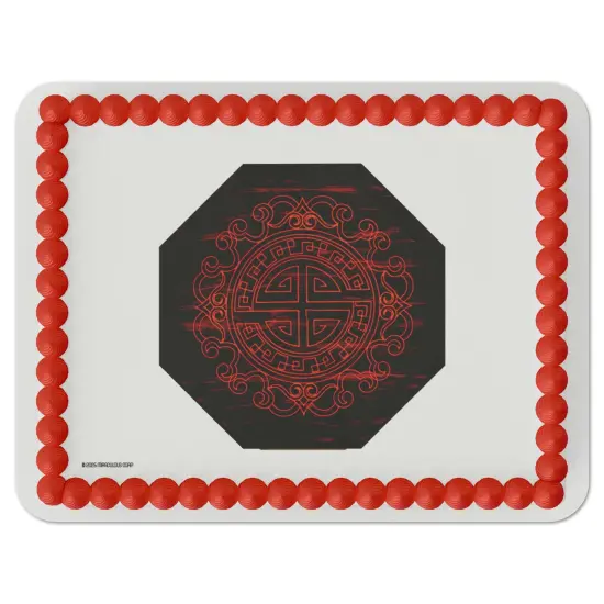 Miraculous: Tales of Ladybug & Cat Noir - Master Fu Symbol Edible Cake Topper {2}