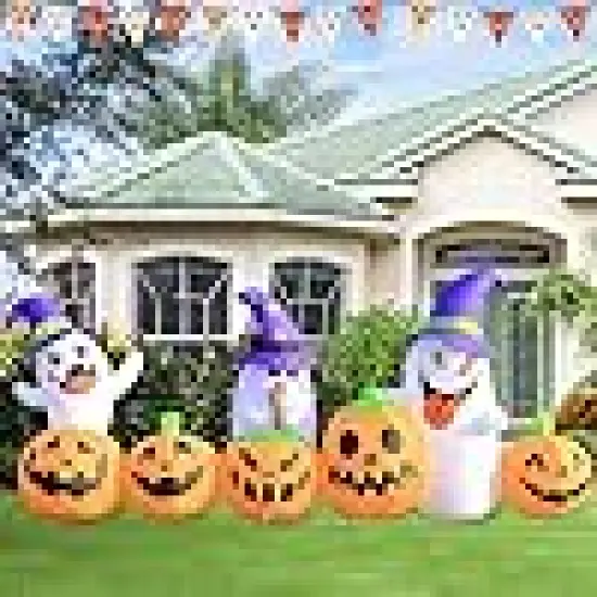 ute Blow Up Pumpkins and Ghost {4}