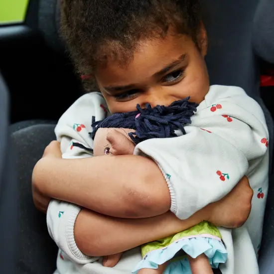 HABA Cari 12" Black Baby Doll with Black Pigtails, Embroidered Face, Removable Green Dress, Machine Washable Soft Baby Doll - 18 Months+ Multicolor {5}