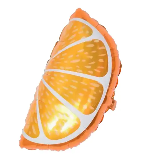 LA Balloons&reg; 23 Inch Orange Slice Foil Balloon {5}