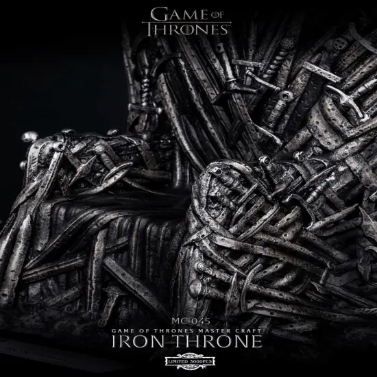 Game of Thrones Master Craft Iron Throne Table Top Statue {6}