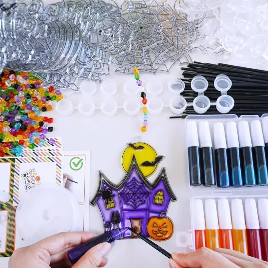 27 Sets Halloween Suncatchers Ornaments Decorations {3}