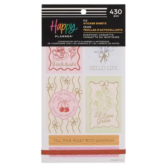 Happy Planner Big Sticker Value Pack 30/Sheets-Everyday Coquette {1}