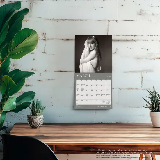 Taylor Swift OFFICIAL | 2026 7 x 14 Inch (Hanging) Monthly Mini Wall Calendar | BrownTrout | Music Pop Singer Songwriter Celebrity {5}