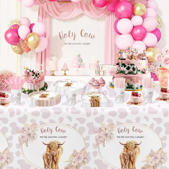 Highland Cow Baby Shower Decorations {2}