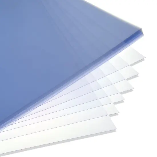 100 Pack Clear Presentation Covers for Binding, Letter Size 10 Mil Plastic Sheets for Reports, Presentations, Awards, Books (8.5 x 11 In) {5}