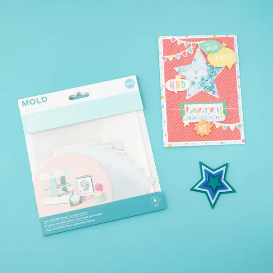 We R Mold Press Plastic Sheets 6/Pkg-Clear {7}