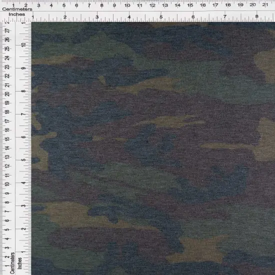Disperse Camouflage Print Fabric 1 Yard Soft Stretch Lightweight 58/60" Wide SAGE {4}