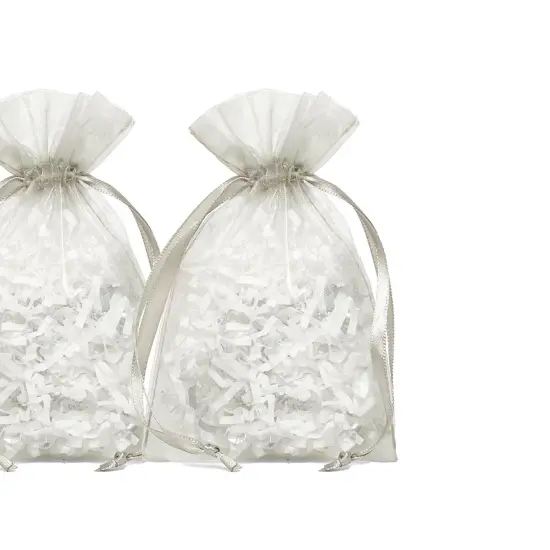8&rdquo; x 12&rdquo; Sheer Organza Bags Small and Elegant {4}