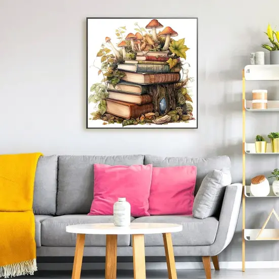 Magic Books Mushrooms Diamond Art Painting Kits {4}