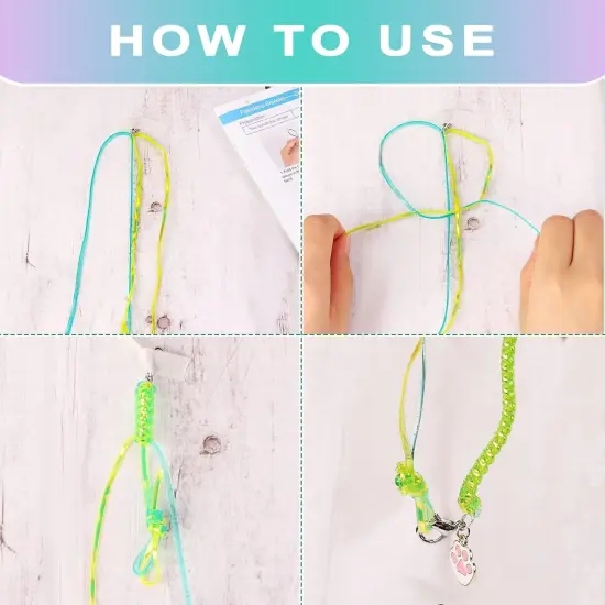 Plastic Lanyard String, 20 Rolls Boondoggle String Jewelry Cording {4}