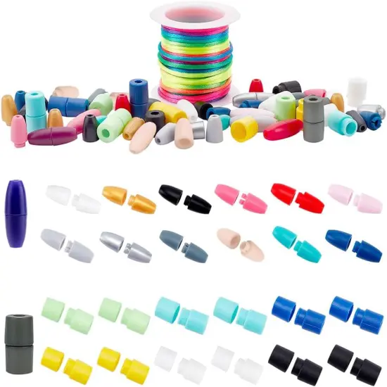 Colorful Nylon String Cords for Necklace Bracelet Jewelry DIY Craft Making {1}