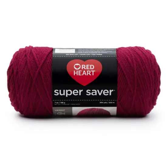 Red Heart Super Saver Yarn 24 Pack-Burgundy {3}