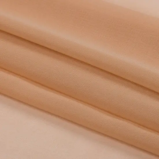 1 Yard Luxury Silk Chiffon 44" Wide Toasted Sheer Fabric for Gowns {4}