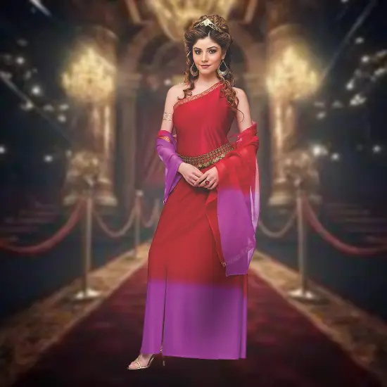 Roman Goddess Dress Women's Halloween Costume Look {1}