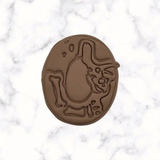 Dinosaur Number 0 Cookie Cutter and Stamp {2}