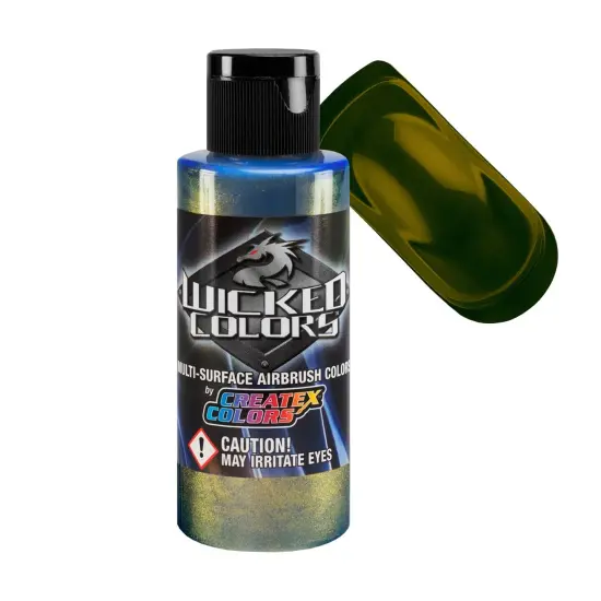 Fastback Green - Wicked Metallic Colors Airbrush Paint, 2 oz. {1}