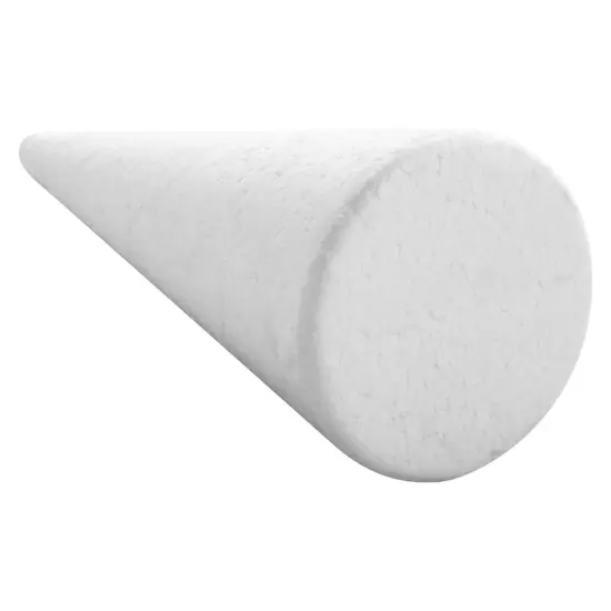 Bright Creations 16 Pack Foam Cones for Crafts - 4 Assorted Sizes for Trees, Holiday Decorations - Handmade Gnomes (White, 2.2-6 in) {7}