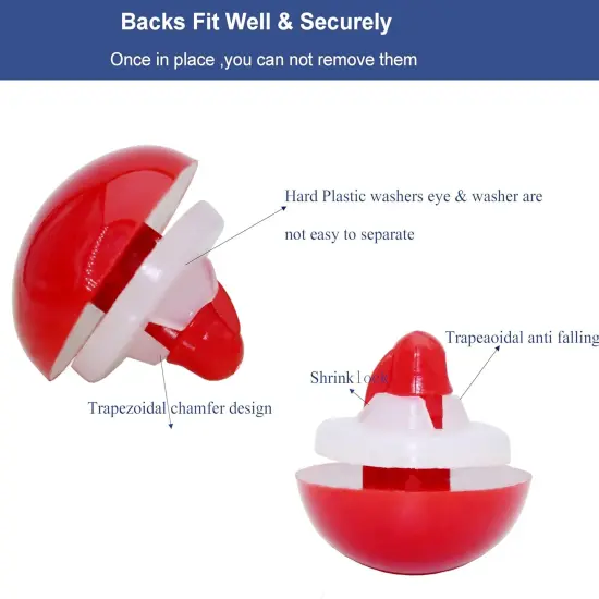 200Pcs Safety Eyes and Secure Washers for Amigurumi Crochet {2}