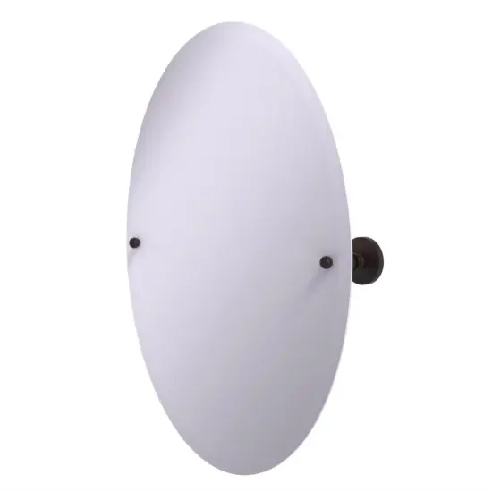 Frameless Oval Tilt Mirror With Beveled Edge - P1091-Vb {1}