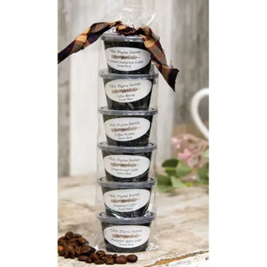 Multi-Color 6-Piece Coffee Latte Scent Shots Set, Long-Lasting Aromas {2}