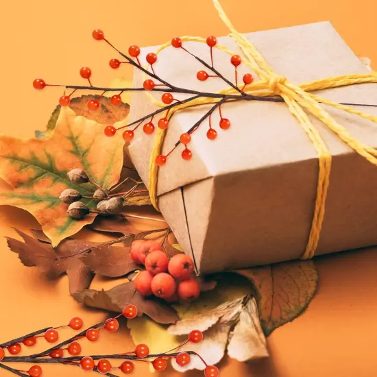 12 Pack Fall Berry Stems {4}