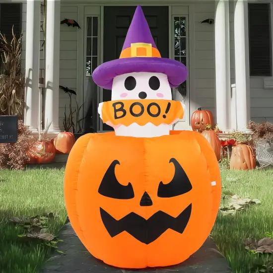 5ft Tall Halloween Animated Inflatables Outdoor Decorations {2}