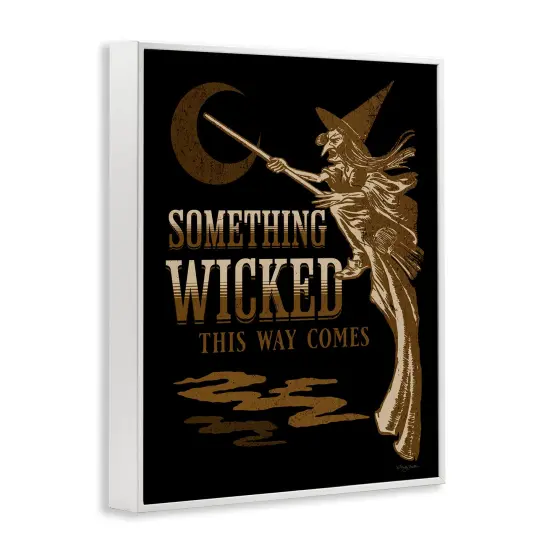 Something Wicked Witch Framed Giclee Art White {3}