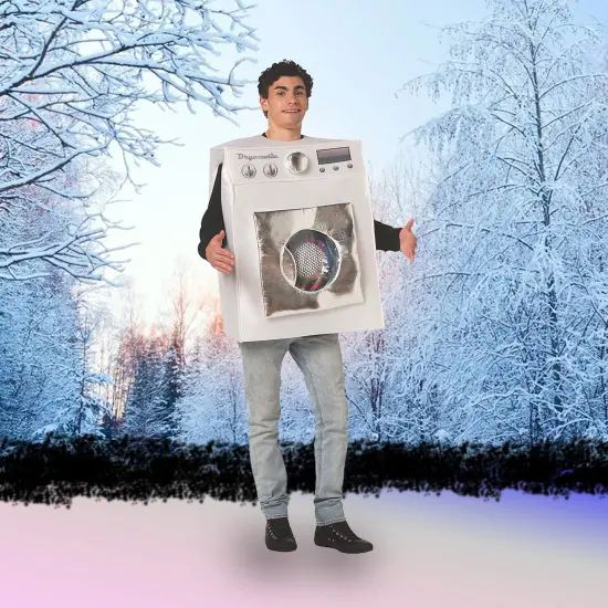 Dryer Adult Costume Tunic with Opening Door Polyester {3}