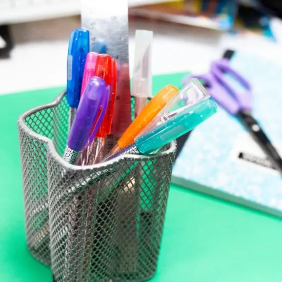 BAZIC GeLuxe 6 Glitter Color Gel Roller Pen {5}