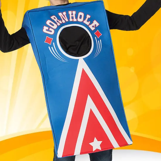 Cornhole Child Costume Tunic with Beanbags Interactive Game Outfit {4}