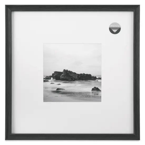 Blick Theo Frame with Mat - Charcoal, 16" x 16" {1}