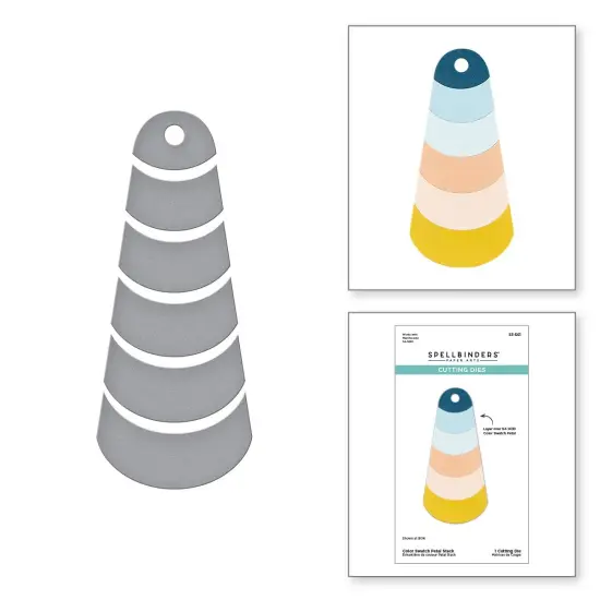 Spellbinders Etched Dies-Color Swatch Petal Stack {4}