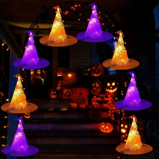 Halloween Lights Witch Hat {2}