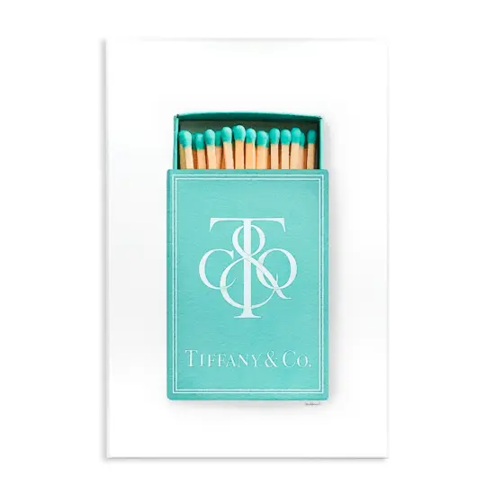 Stupell Industries Iconic Blue Fashion Matches Wall Plaque By Amanda Greenwood {1}