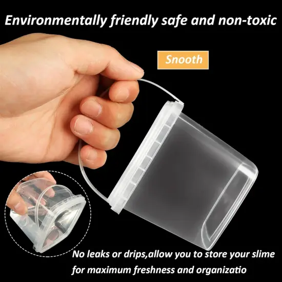 50PCS 10 oz Storage Bucket with Lids and Handles {4}