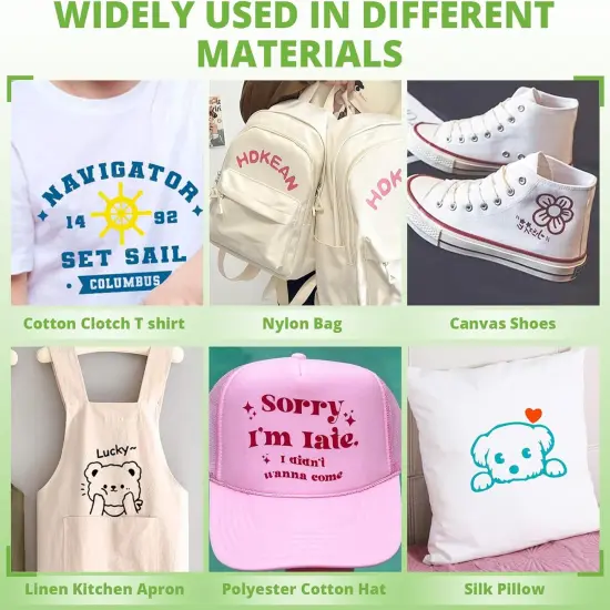 42 Pack Iron on Vinyl HTV Vinyl Sheets 30 Assorted Colors with 2 Teflon Sheets-12" x 10" {2}