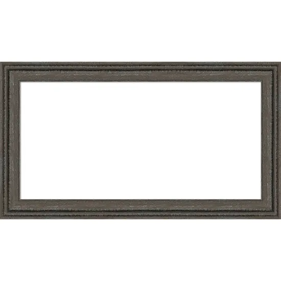 Upcycled Framed Dry Erase Magnetic Board Brown Grey {1}