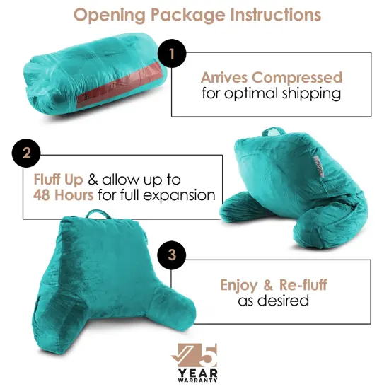 Nestl Reading Pillow with Portable Laptop Lap Desk {4}